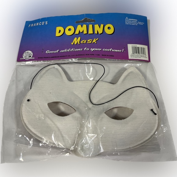 Animal Print Eye Mask Masquerade Leopard Cat Costume - Picture 2 of 4